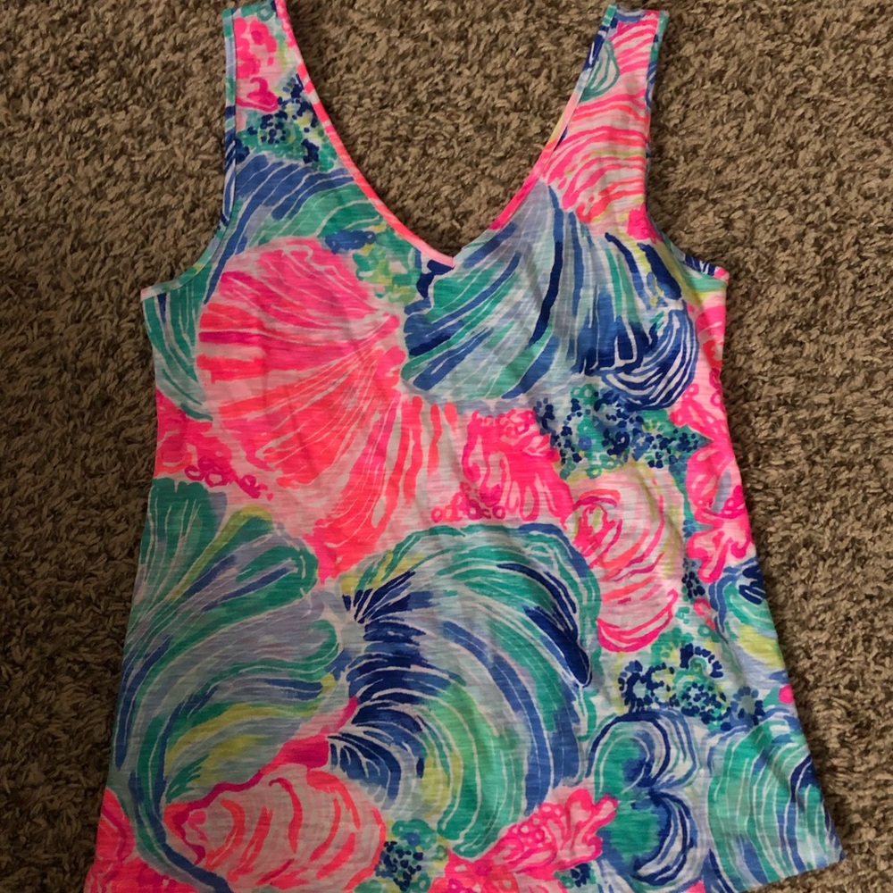 Lilly Pulitzer Gigi tank top XS EUC